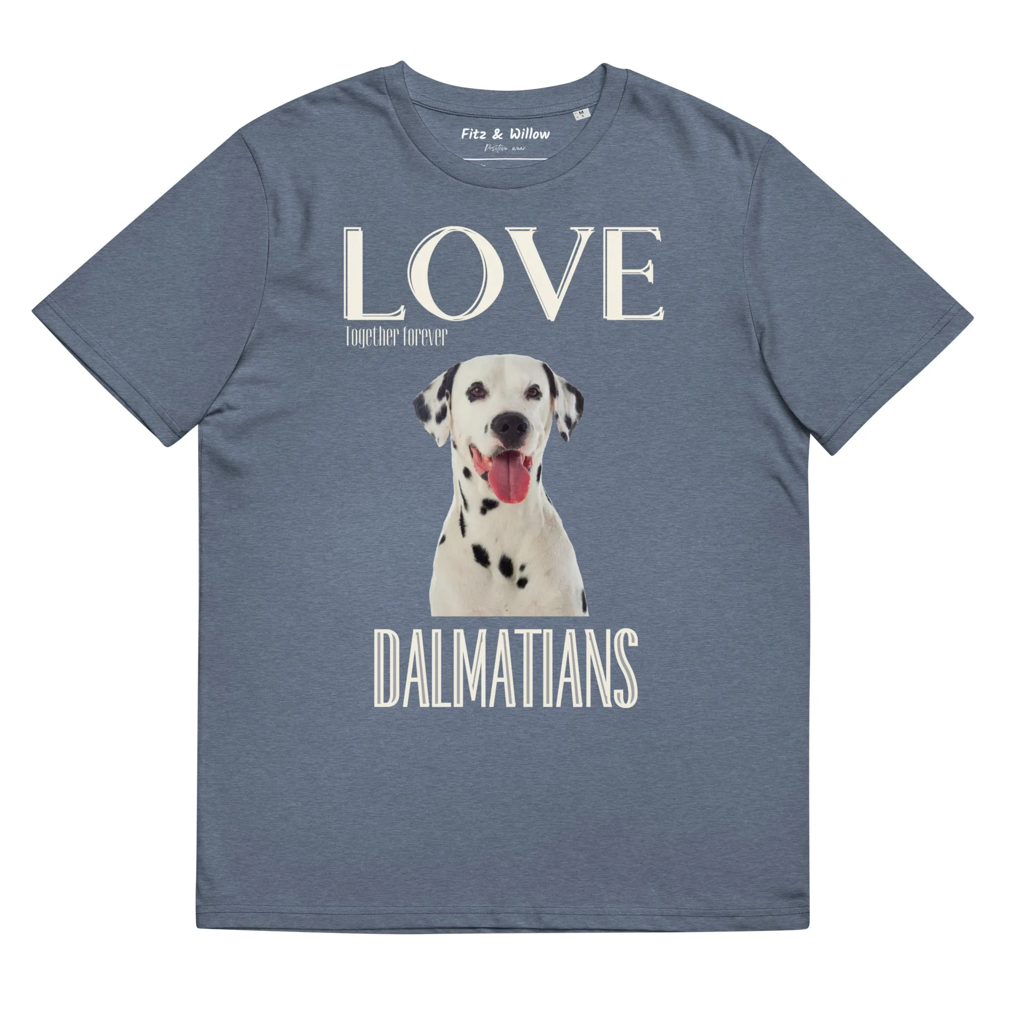 Dalmatian lovers organic cotton t-shirt