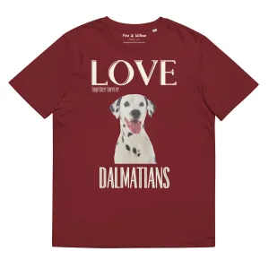 Dalmatian lovers organic cotton t-shirt