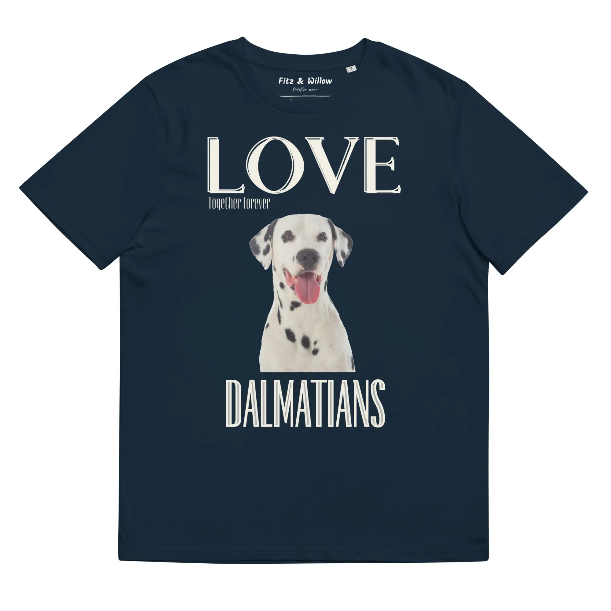 Dalmatian lovers organic cotton t-shirt