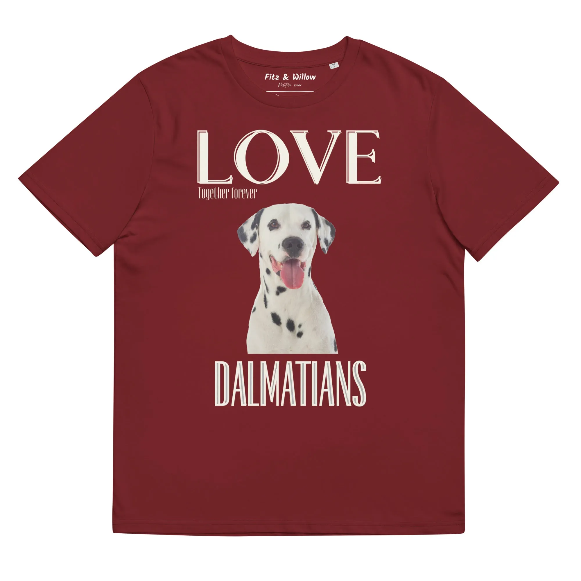 Dalmatian lovers organic cotton t-shirt