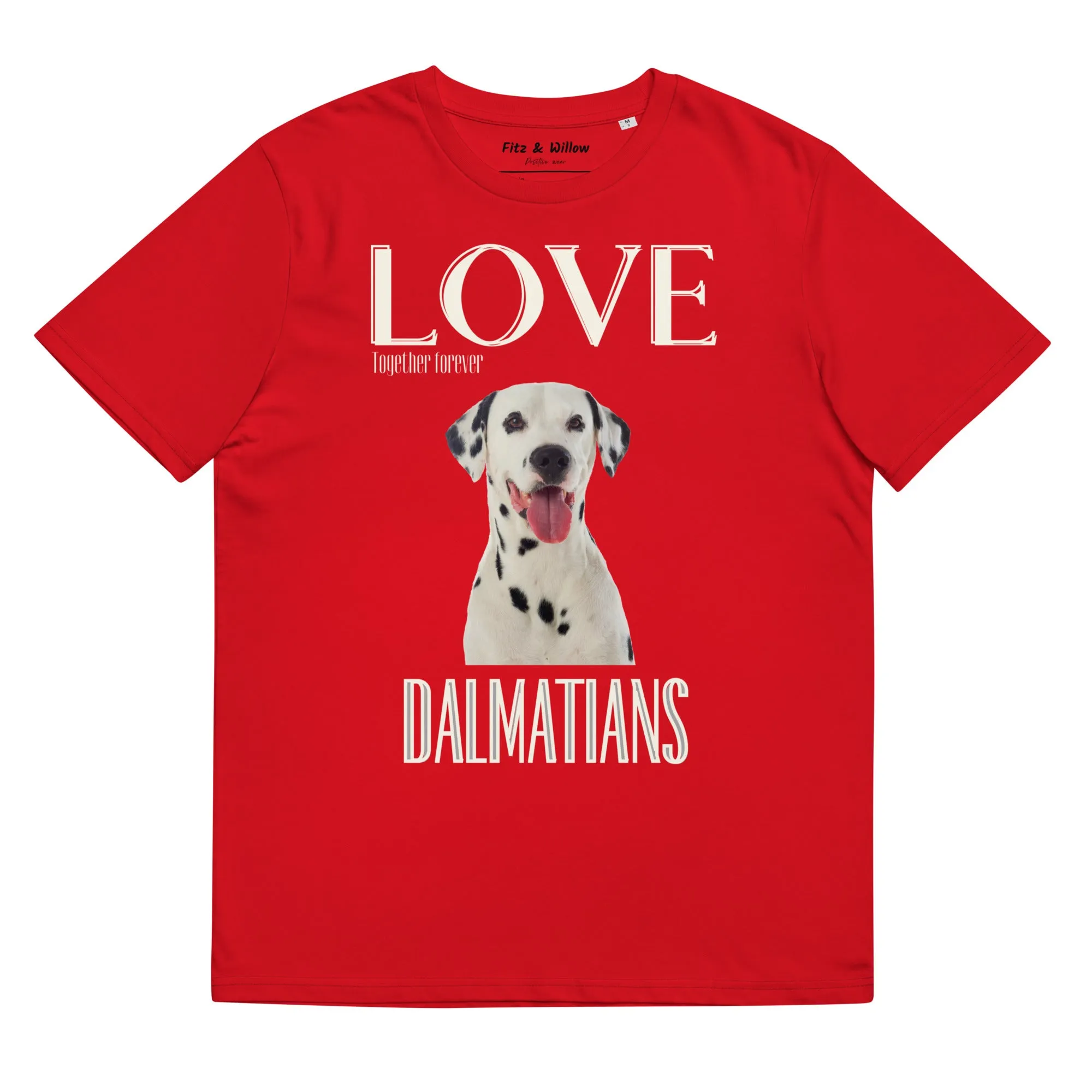 Dalmatian lovers organic cotton t-shirt
