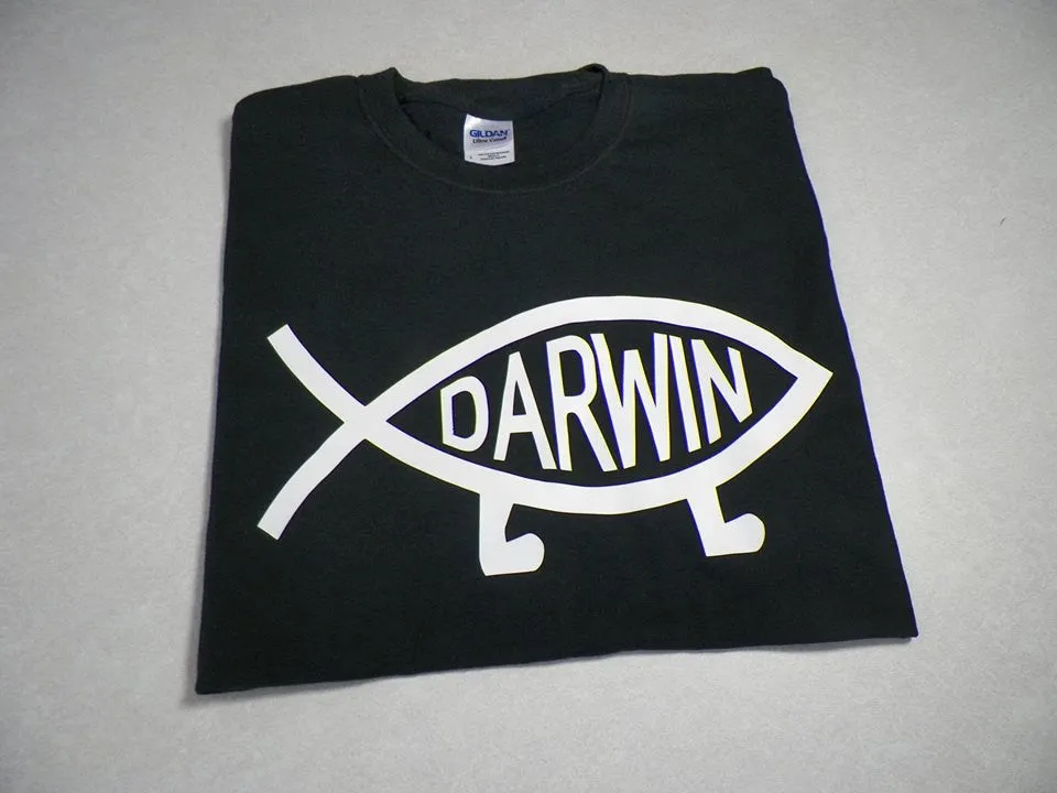 Darwin Fish T-shirt | Blasted Rat