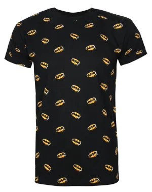 DC Batman Logo Print Men's T-Shirt