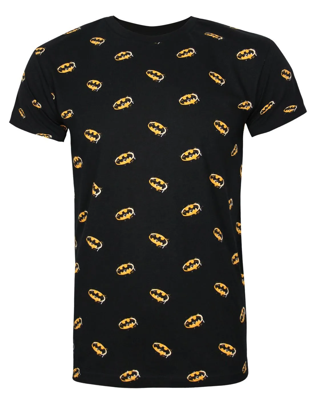 DC Batman Logo Print Men's T-Shirt