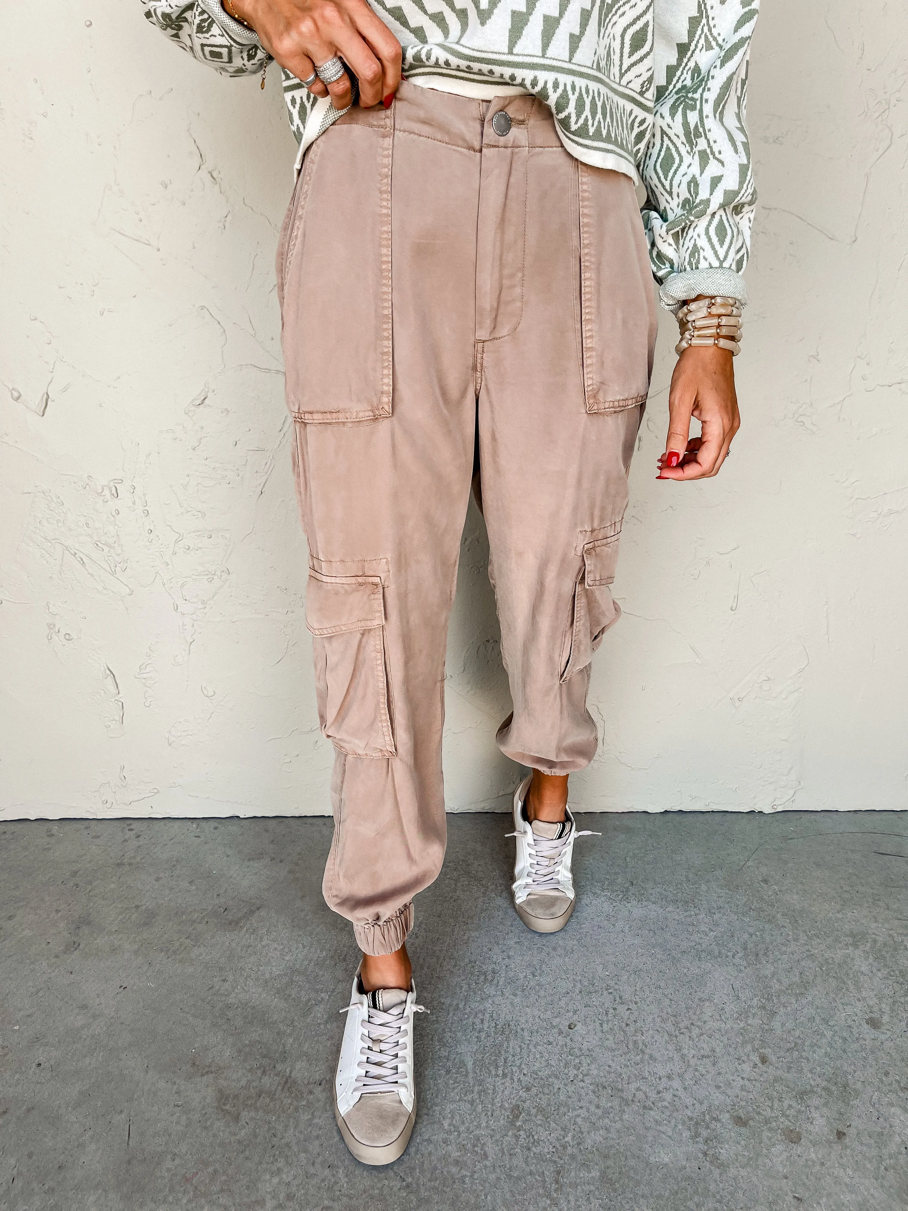 [Dear John] Sandy Cargo Joggers-Sand