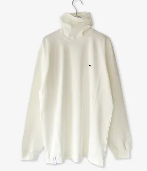 DESCENDANT/CYLINDER HIGH NECK LS (WHITE)