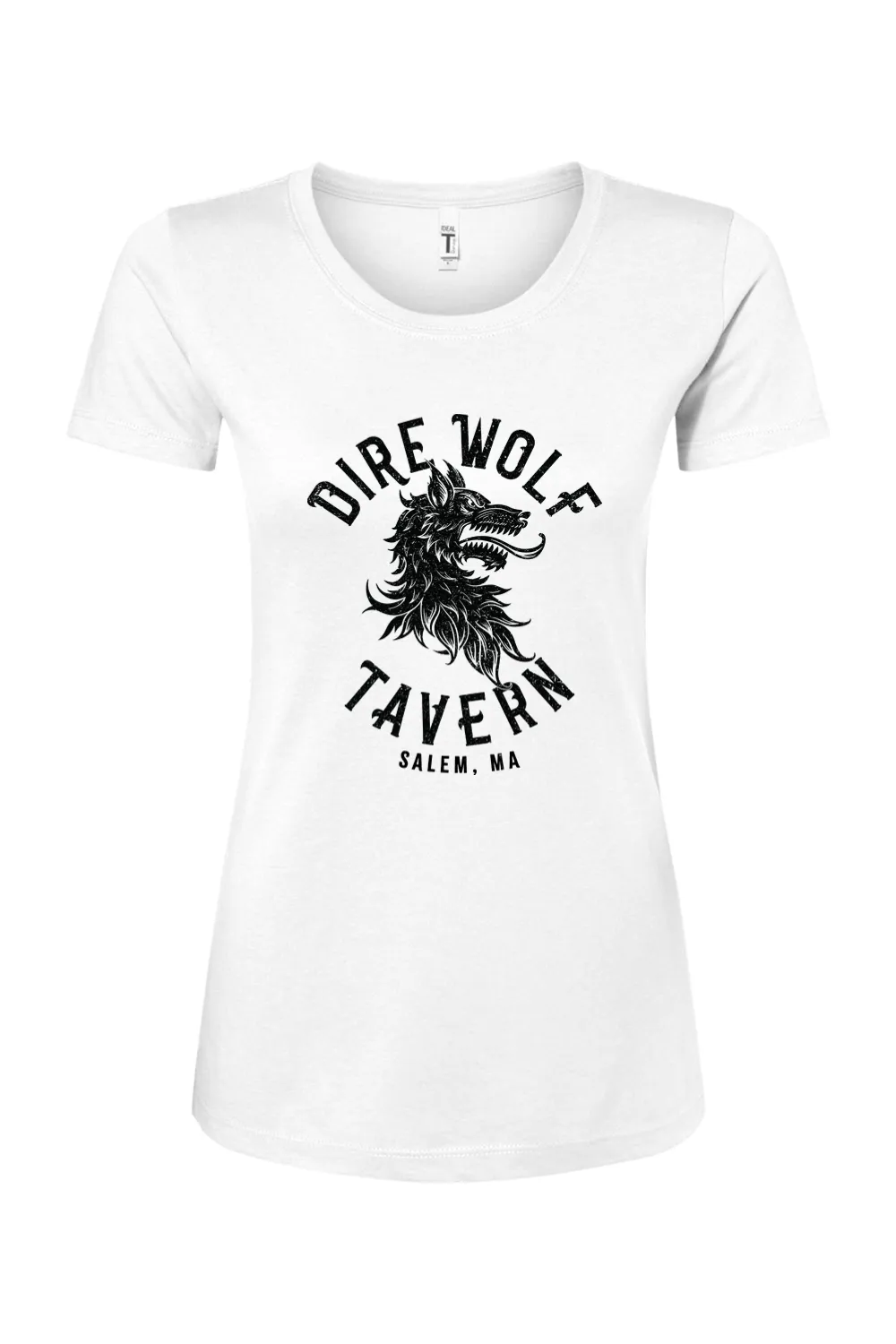 Dire Wolf Tavern Logo Women's Cotton Blend T-Shirt