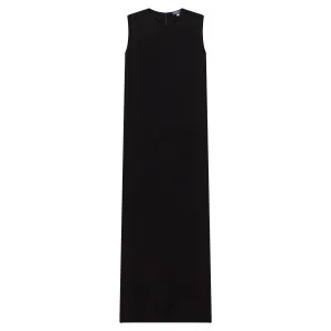 dress high low jumper - black