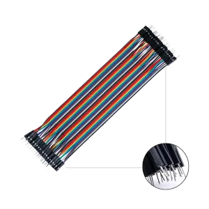 Dupont Jumper Wire Cables Pack of 20, Male to Male - 15cm