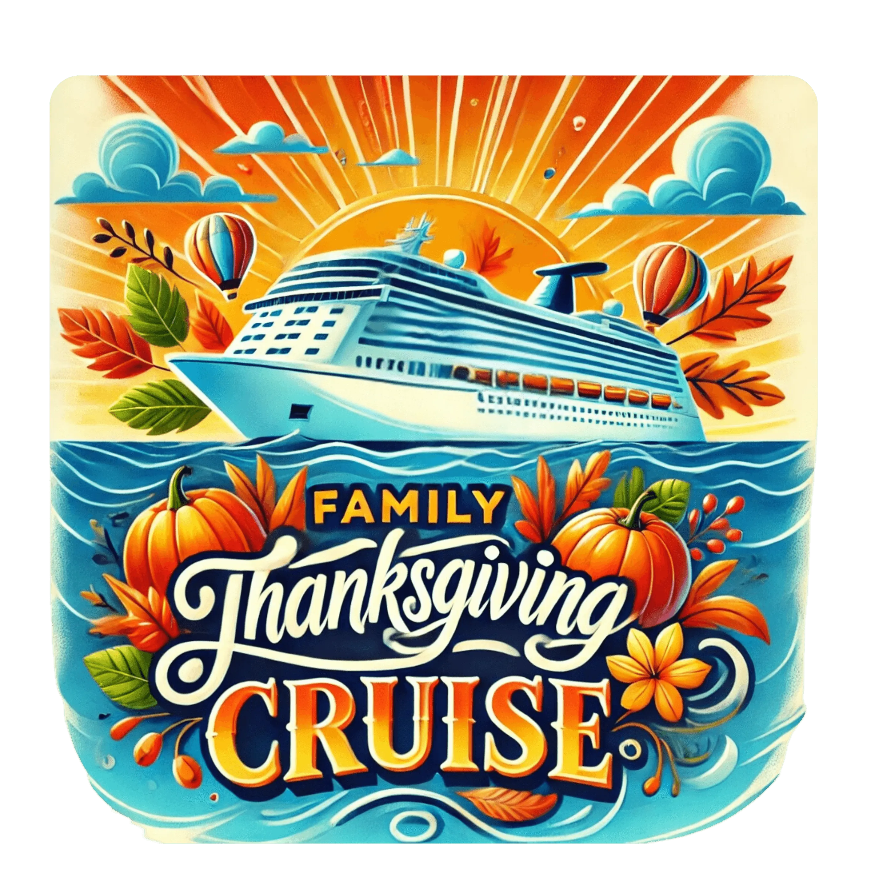 Family Thanksgiving Cruise - Unisex T-Shirt