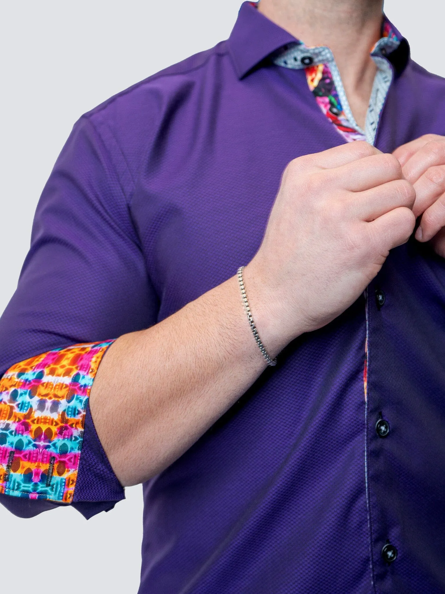 Fibonacci SkullCuff D Purple