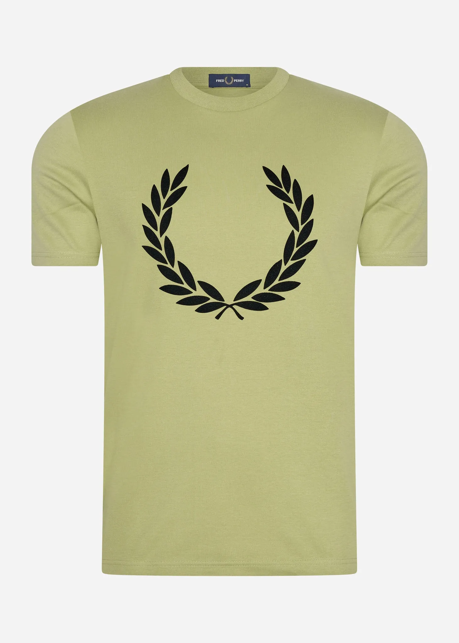Flock laurel wreath t-shirt - sage green