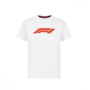 Formula 1 Kids T-shirt, Formula 1 Logo, White, 2020
