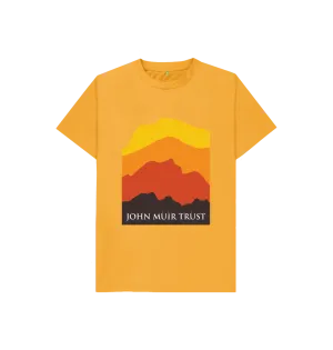 Four Mountains Kid's T-Shirt - New Yellow