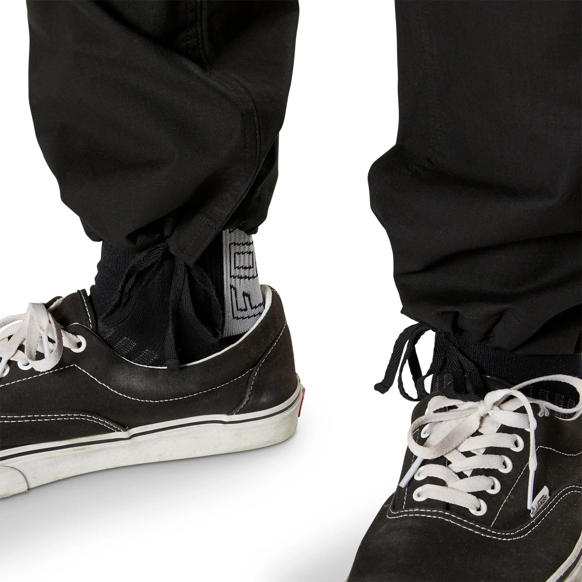 Fox Racing  Mens Black Recon Stretch Cargo Pants Relaxed Fit Casual Comfy Pockets