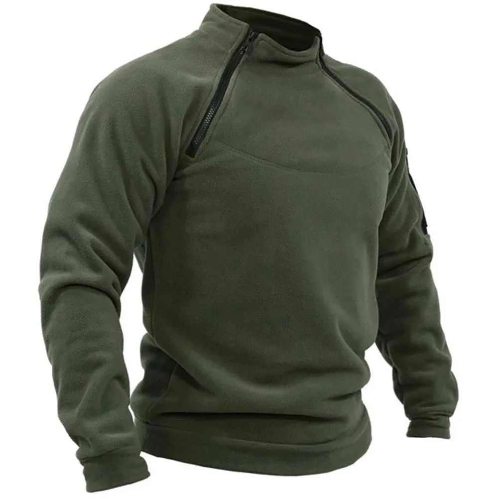 Funki Buys | Sweaters | Men's Stand Collar Mock Neck Pullovers