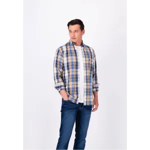 Fynch-Hatton Supersoft Cotton Button Down Shirt 13098020 Camel