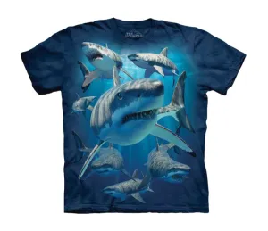 Great Whites (Shark) Childrens T-Shirt - Kids Small