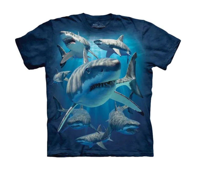 Great Whites (Shark) Childrens T-Shirt - Kids Small