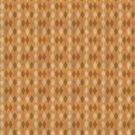 Halloween Whimsy Diamonds Orange yardage