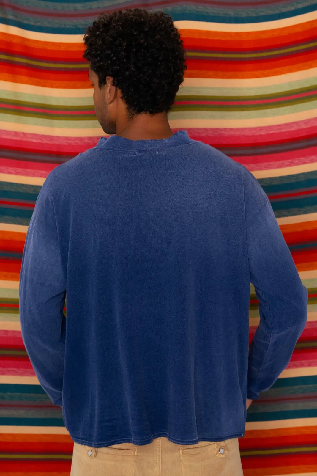 Hammer Tee Recycled Cotton Sunfaded Sailor Blue
