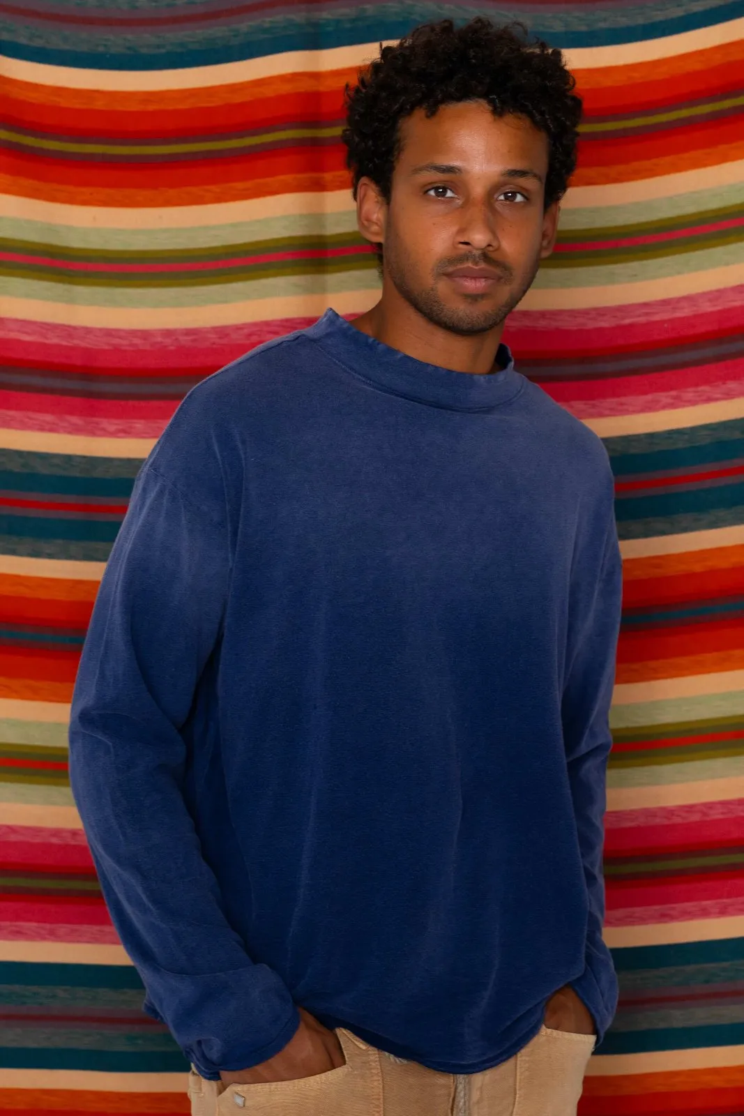 Hammer Tee Recycled Cotton Sunfaded Sailor Blue