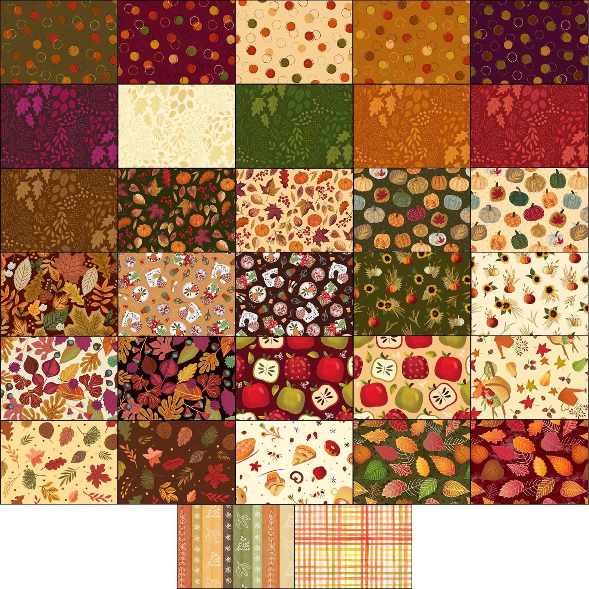 Harvest Minis 2.5" Strips Jelly Roll