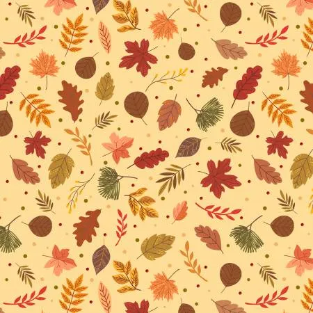 Harvest Minis "Mini Leaves" Yardage