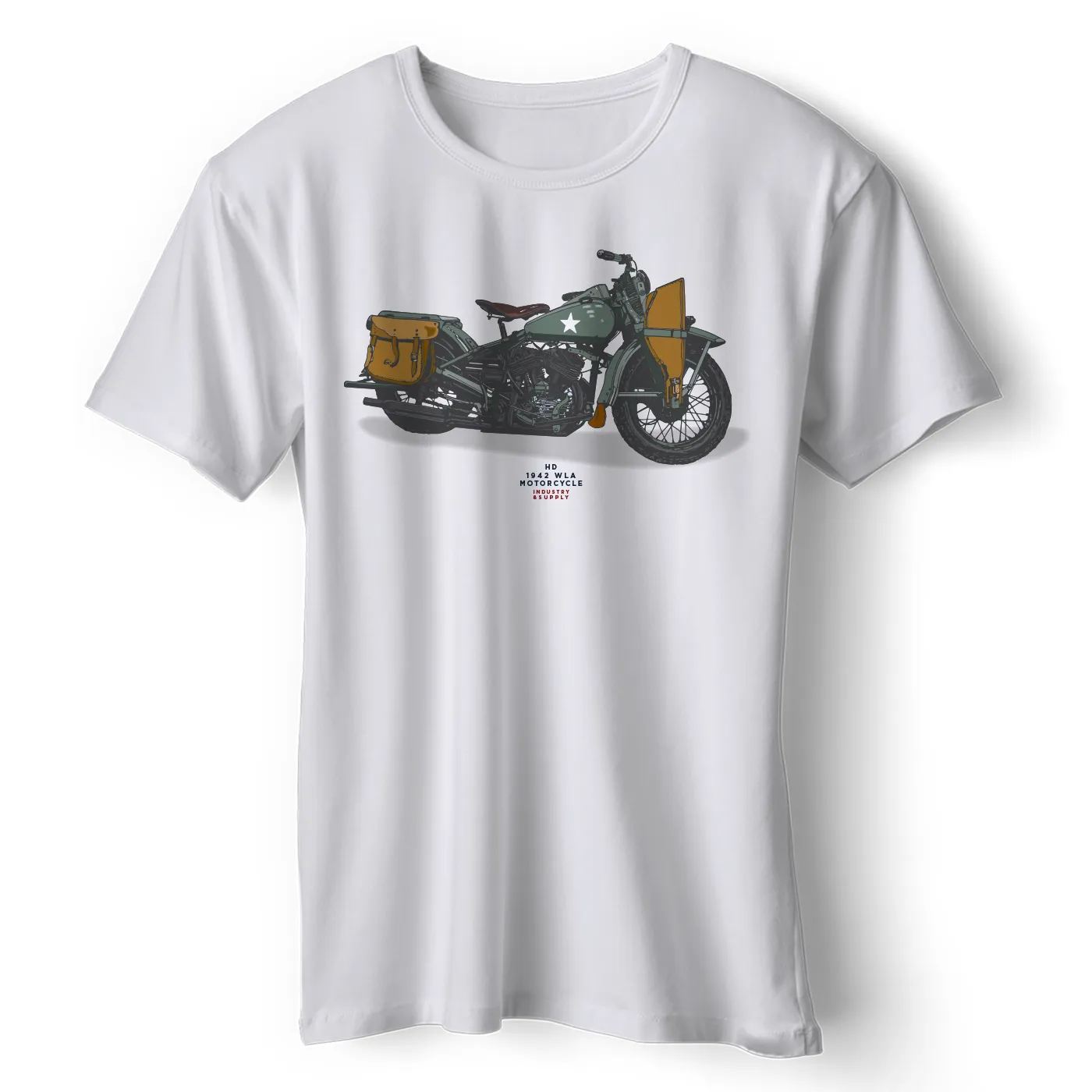 HD 1942 WLA MOTORCYCLE T-SHIRT