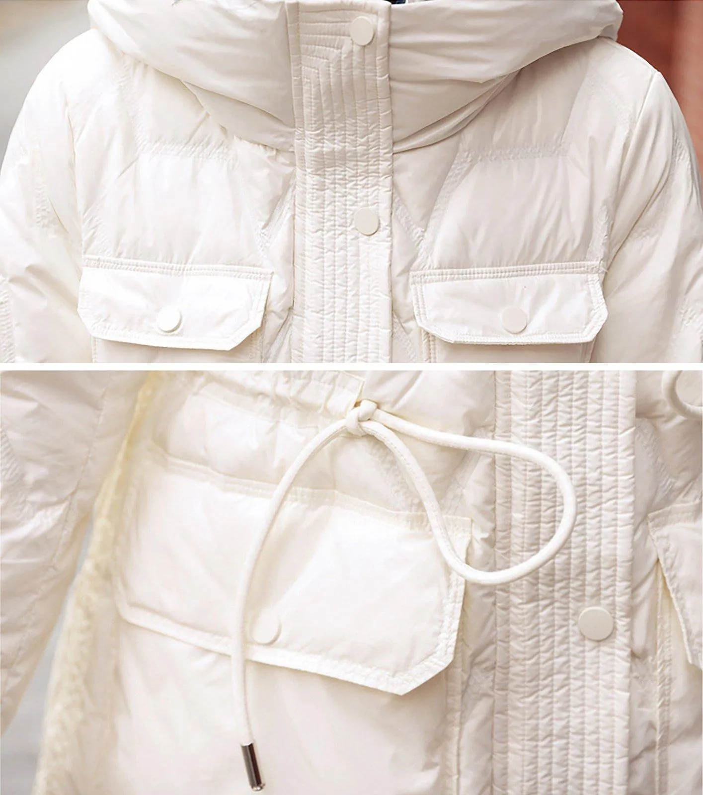 Hooded Utility Down Puffer Coat