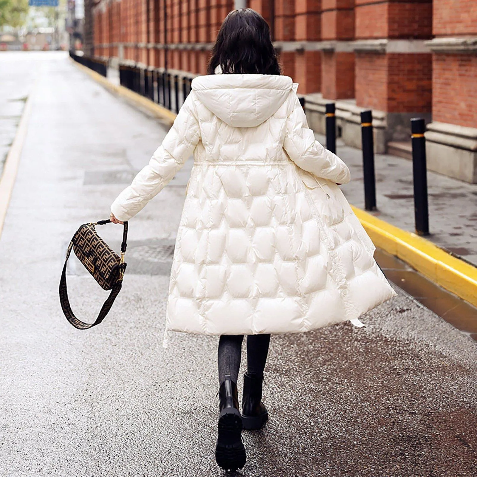 Hooded Utility Down Puffer Coat
