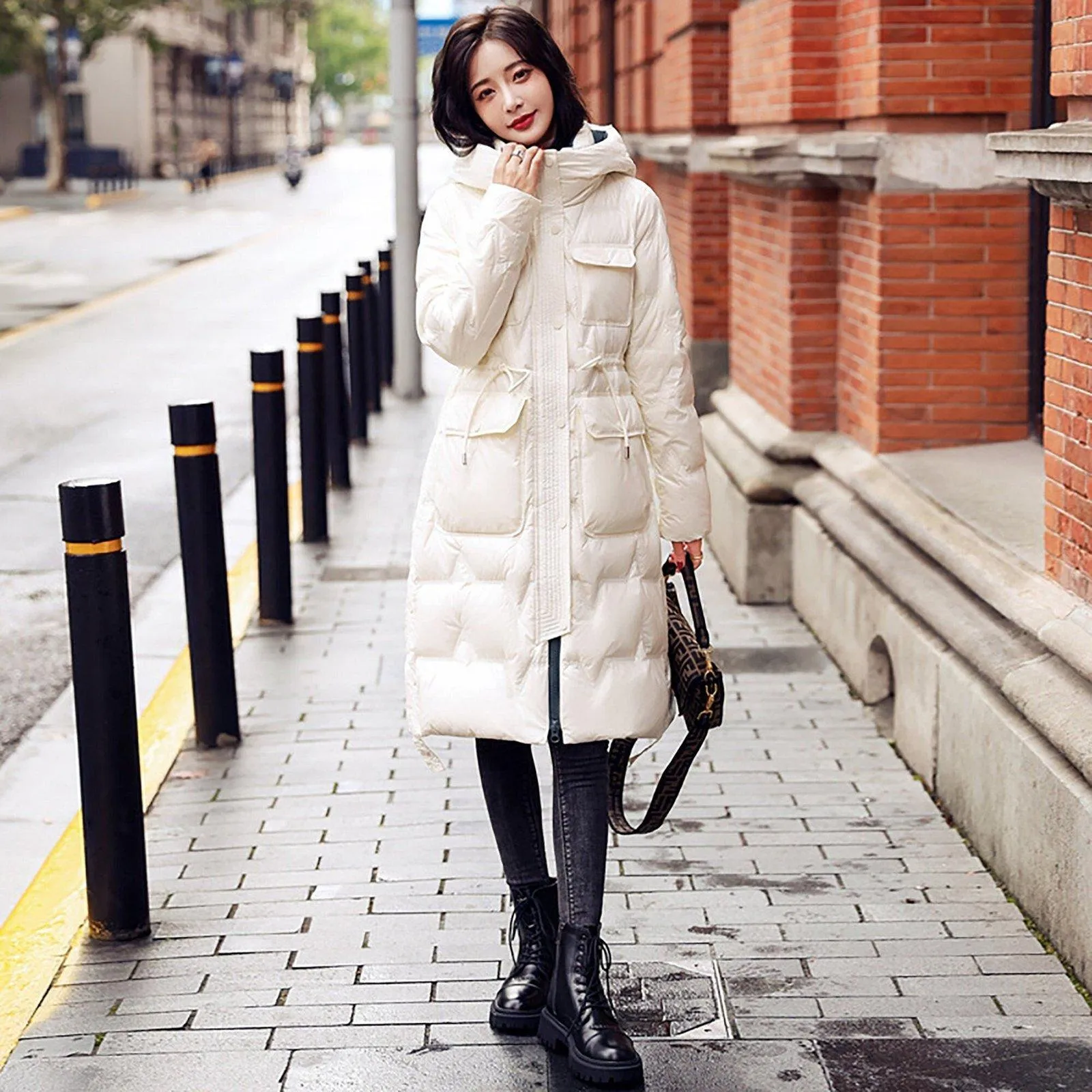 Hooded Utility Down Puffer Coat
