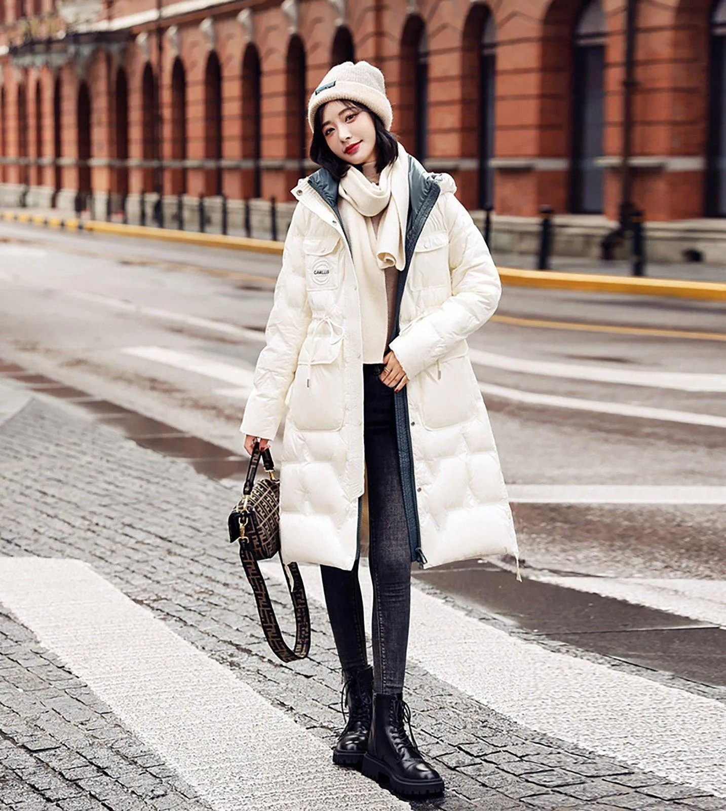Hooded Utility Down Puffer Coat