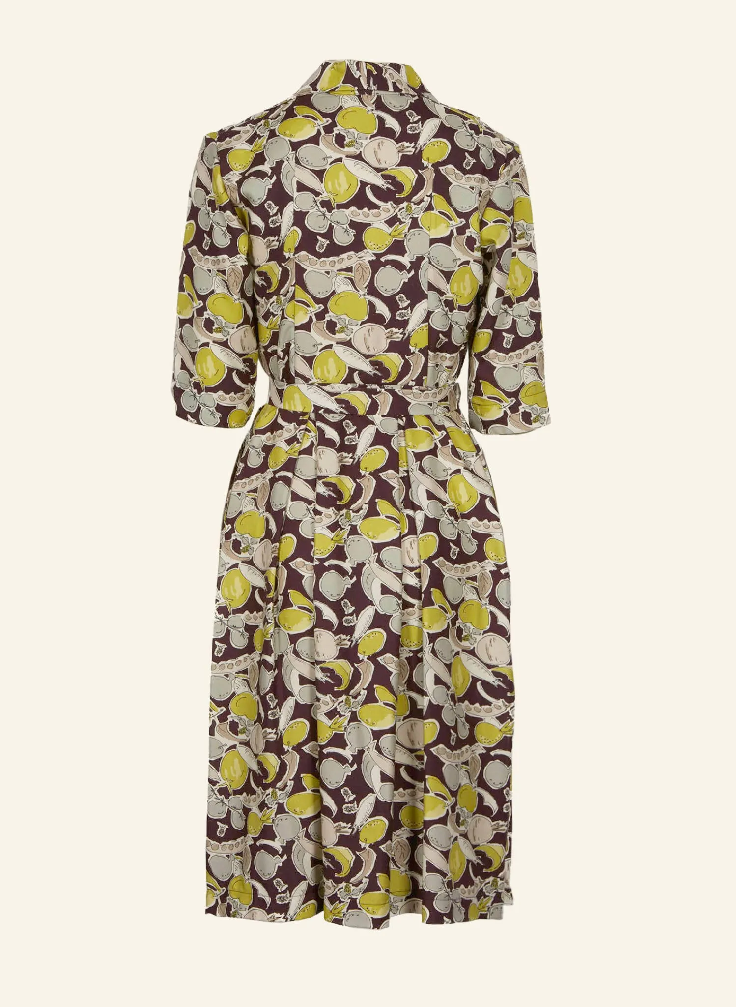 Ida - Blackcurrant Homegrown Dress