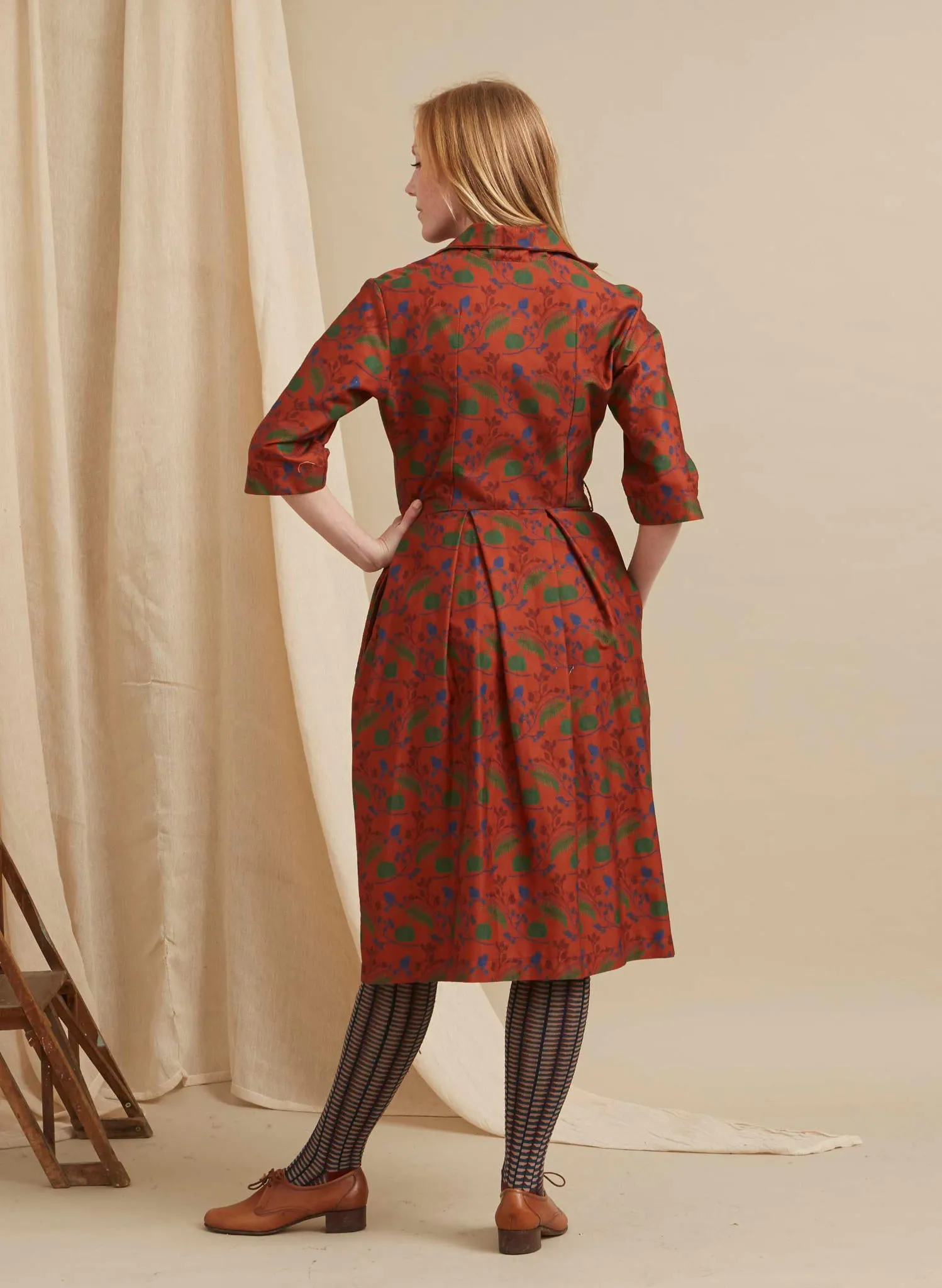 Ida - Rust Hedgerow Dress