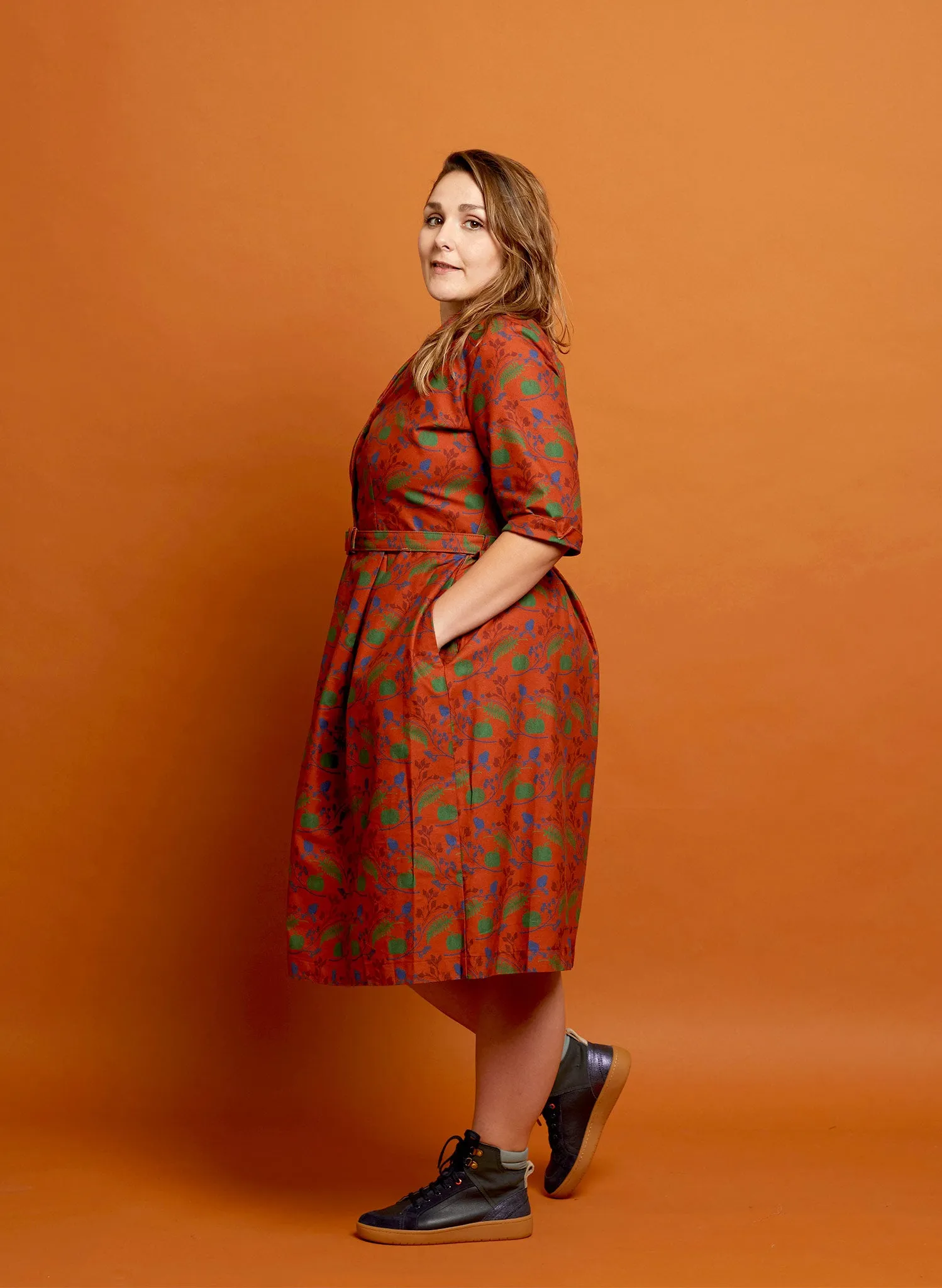 Ida - Rust Hedgerow Dress