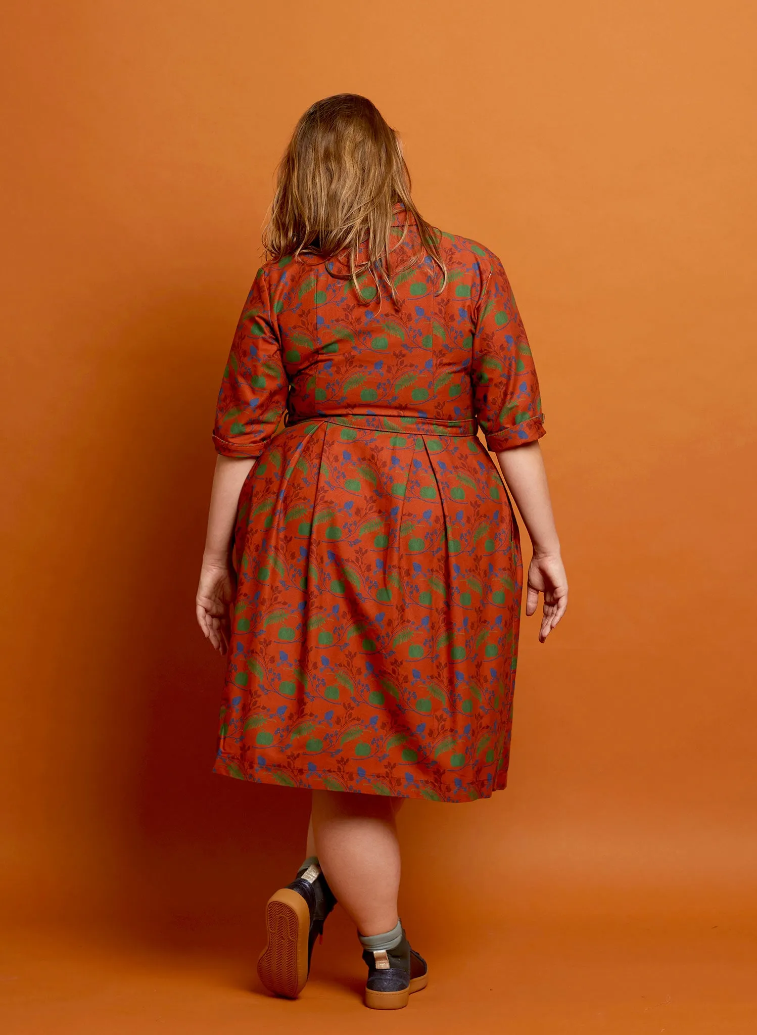Ida - Rust Hedgerow Dress