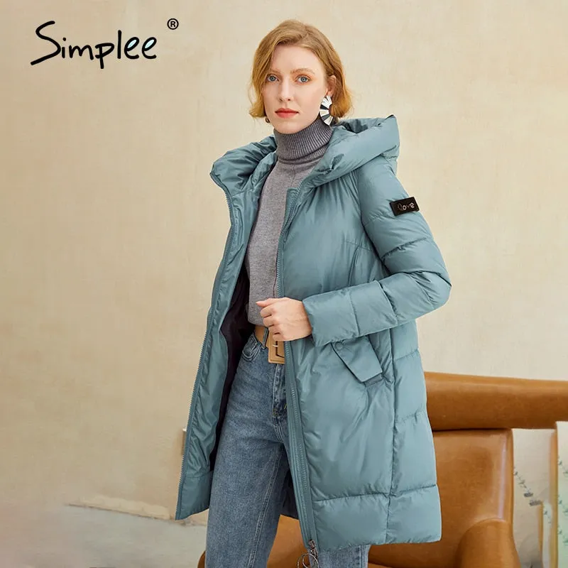 Joskaa Hooded women winter coat Fashion Cotton warm parkas coat female Elegant causal short puffer jacket coat ladies 2020 New