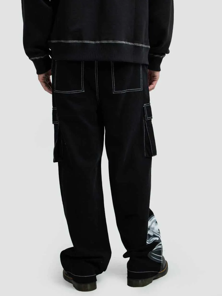 Julius Black Cargo Pants