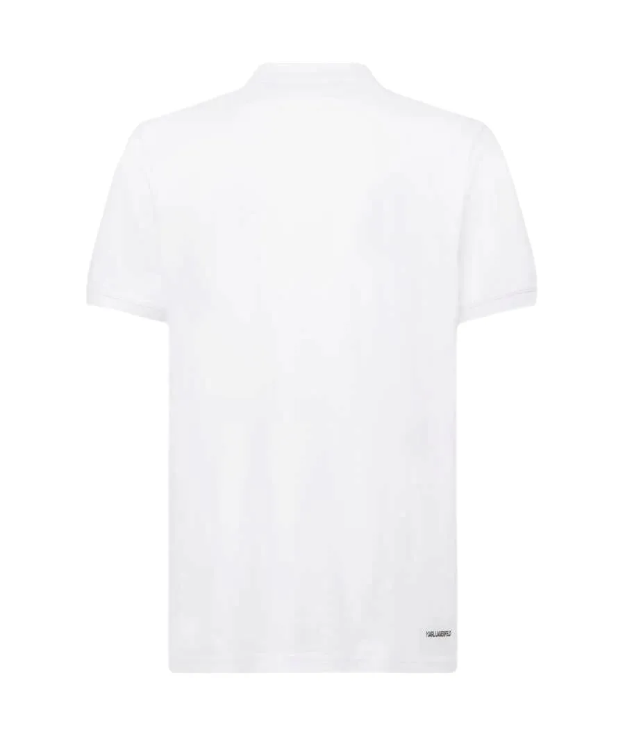 Karl Lagerfeld Men's Polo White T-shirt