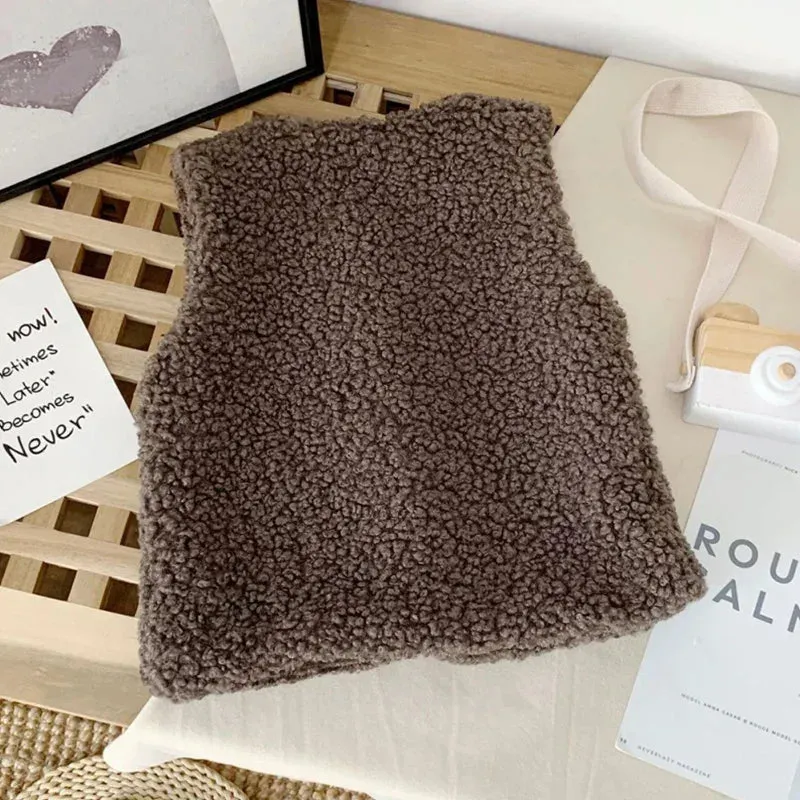 Lamb Wool Velvet Baby Vest