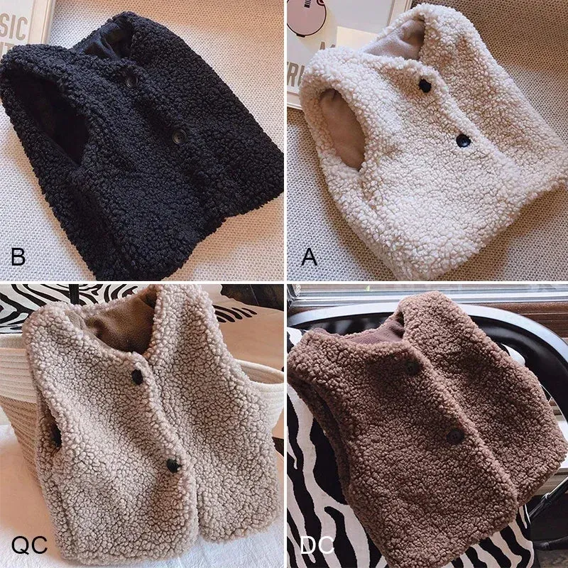 Lamb Wool Velvet Baby Vest