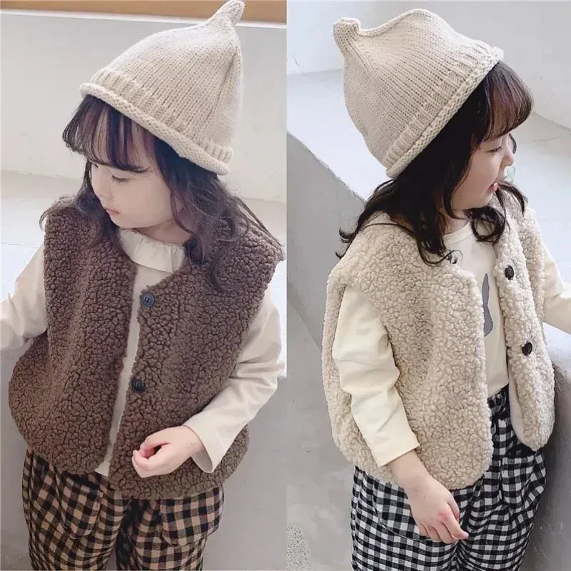 Lamb Wool Velvet Baby Vest