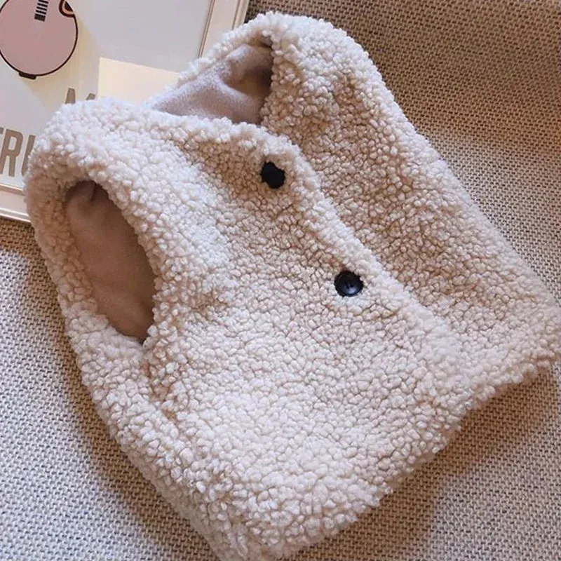Lamb Wool Velvet Baby Vest