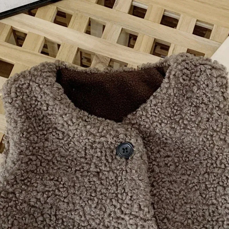 Lamb Wool Velvet Baby Vest