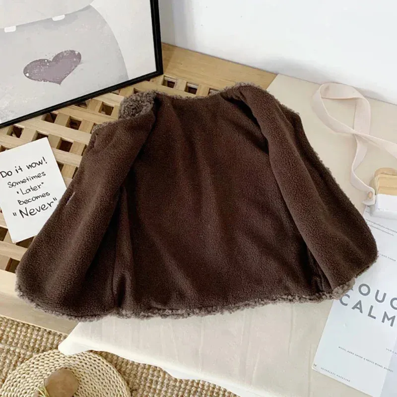 Lamb Wool Velvet Baby Vest