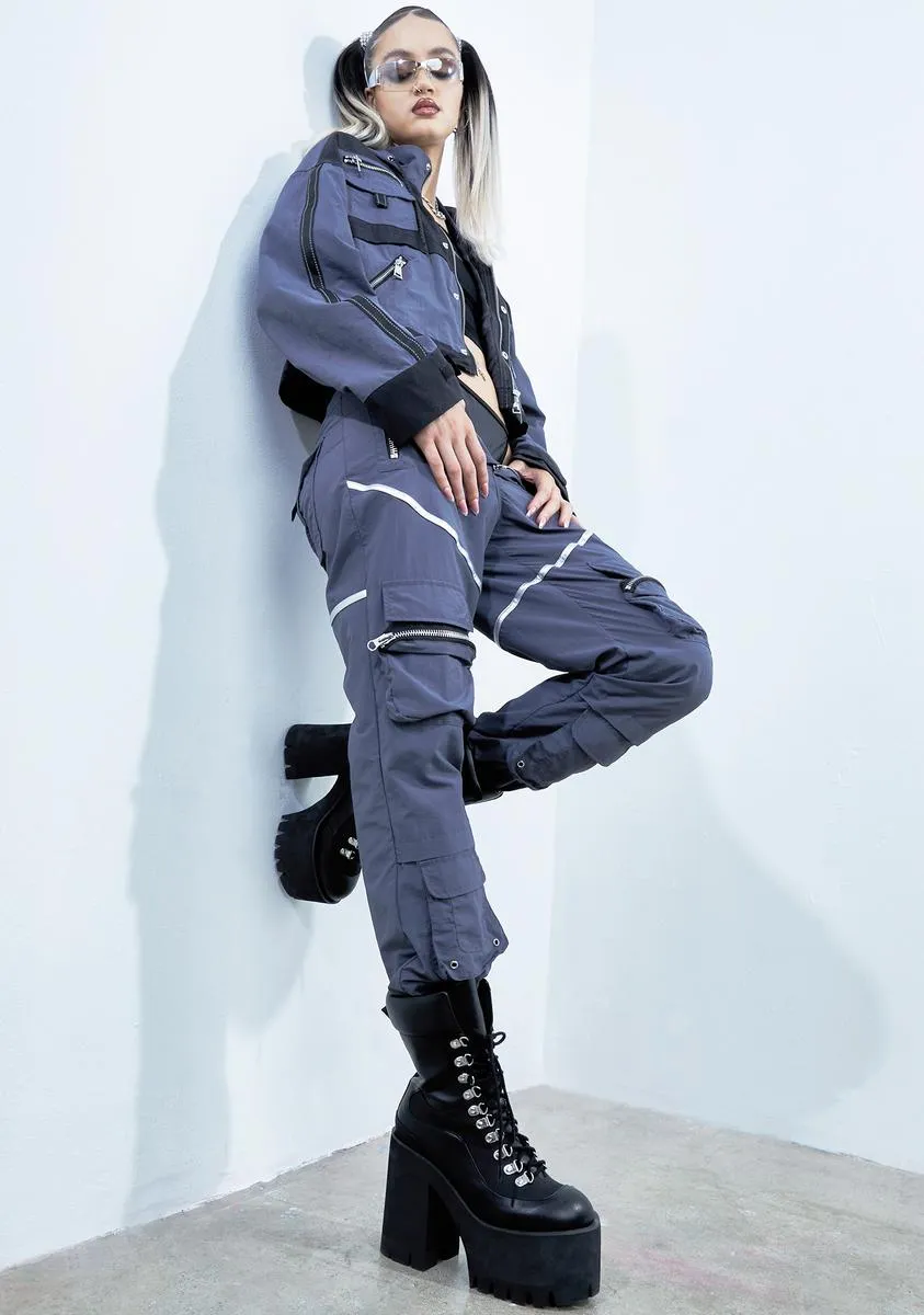 Lead The Pack Nylon Cargo Pants
