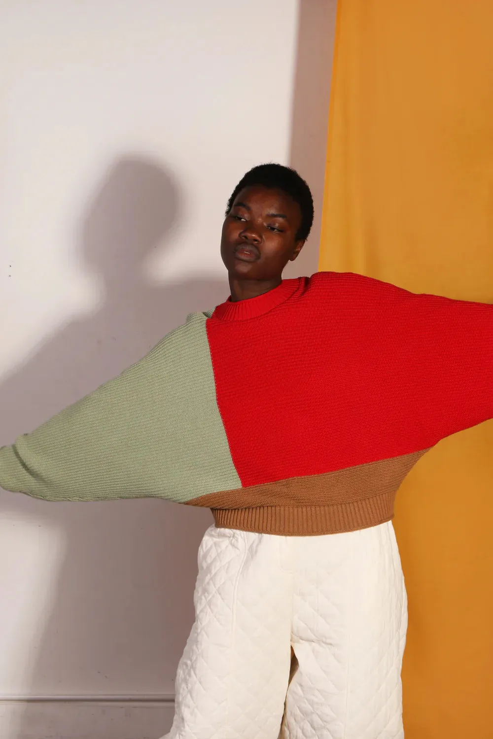L.F. Markey Vernon Red Sage Knit Sweater