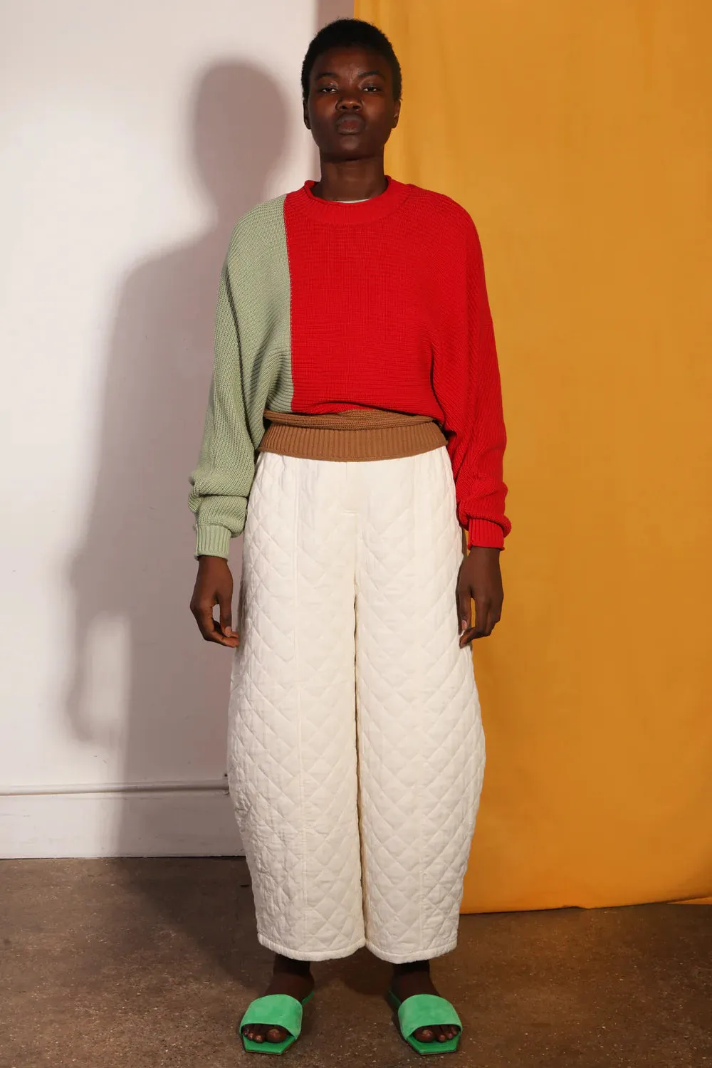 L.F. Markey Vernon Red Sage Knit Sweater