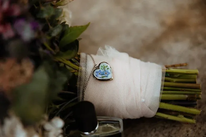 Locket Heart Birth Month Flower